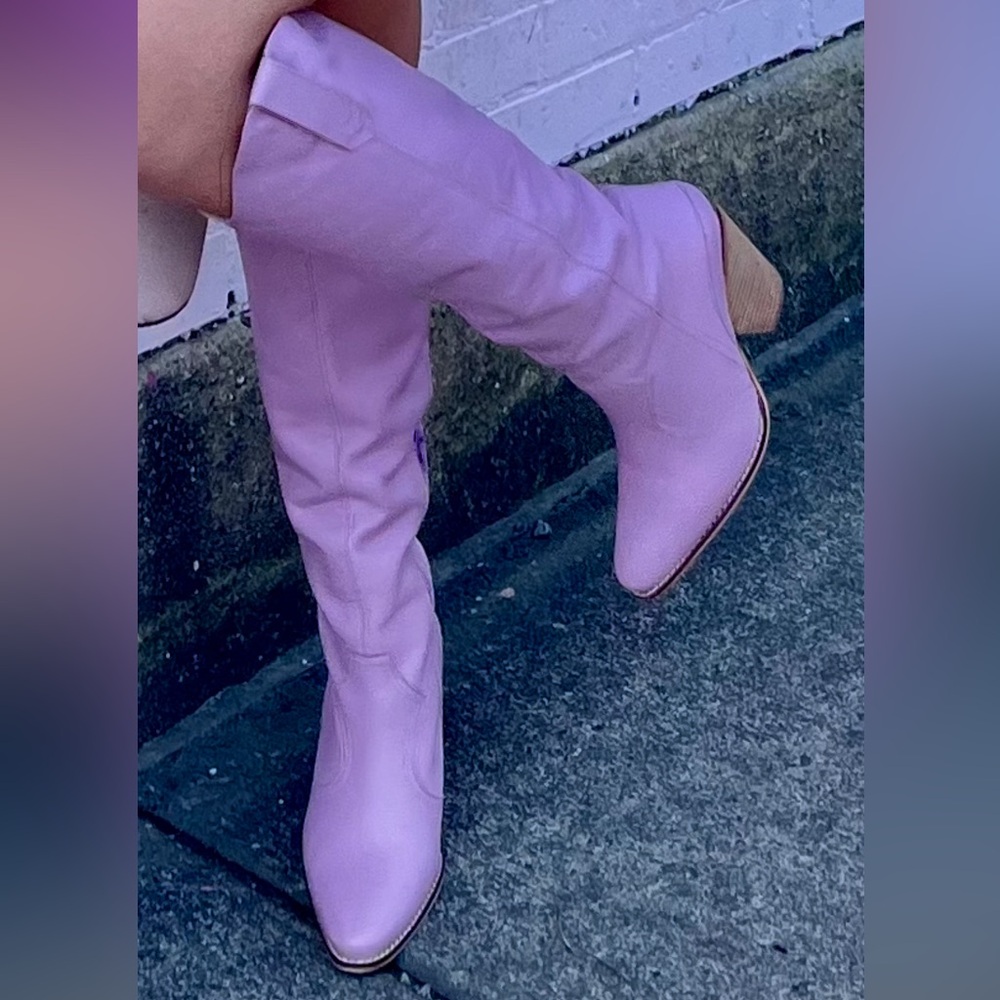 Free People Leni pink Cowboy Boot size 39 - Picture 2 of 10